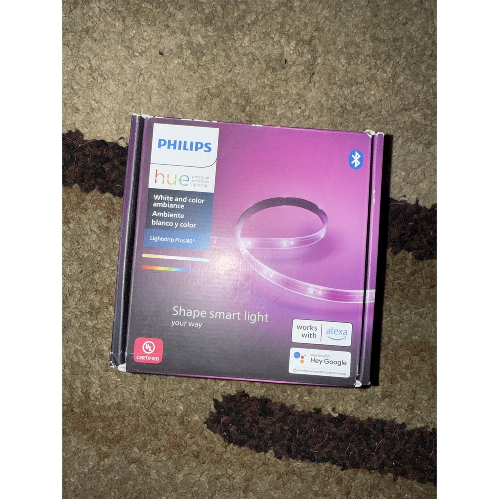 Philips Hue 6.6 ft. Indoor Plug-In Color Changing LED Smart Light Strip